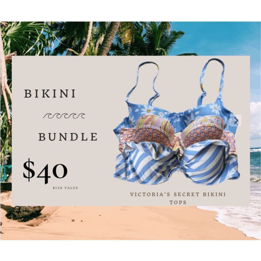 ✧ VS PINK ✧  ║  BIKINI TOP BUNDLE